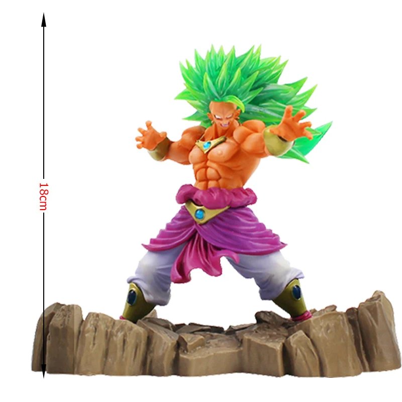 Dragon Ball Z Super Senshi Broly Super Saiyan ПВХ Коллекционная Фигурка фигурки героев «Жемчуг дракона Z» модель игрушки - Цвет: C opp bag