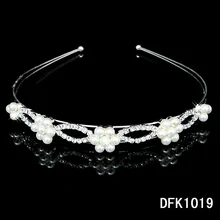 Красивая принцесса тиары и девушки повязка в виде короны свадебные выпускного вечера Корона Свадебные аксессуары Свадебный головной убор