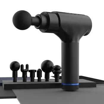 

Muscle LCD Massage Gun Sport Therapy Massager Gun Relief Body Pain Slimming Shaping Electric Massage Fascia Gun 6 Heads Massager