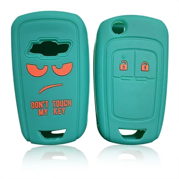 

For Chevrolet Sail Lova RV Silica Gel Car Key Cover Case for Chevrolet Cruze Aveo Trax Malibu Cruze Spark Epica Lova Key Holder