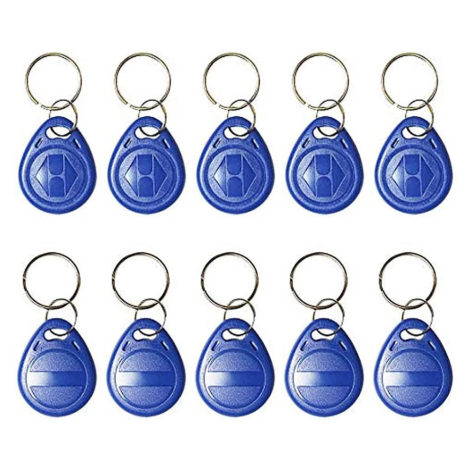 10Pcs/lot 125Khz Proximity RFID EM4305 T5577 Smart Card Read and Rewriteable Token Tag Keyfobs Keychains Access Control 10pcs lot s50 1k chip13 56mhz rfid card 0 8mm proximity ic read and writable smart cards for access control system