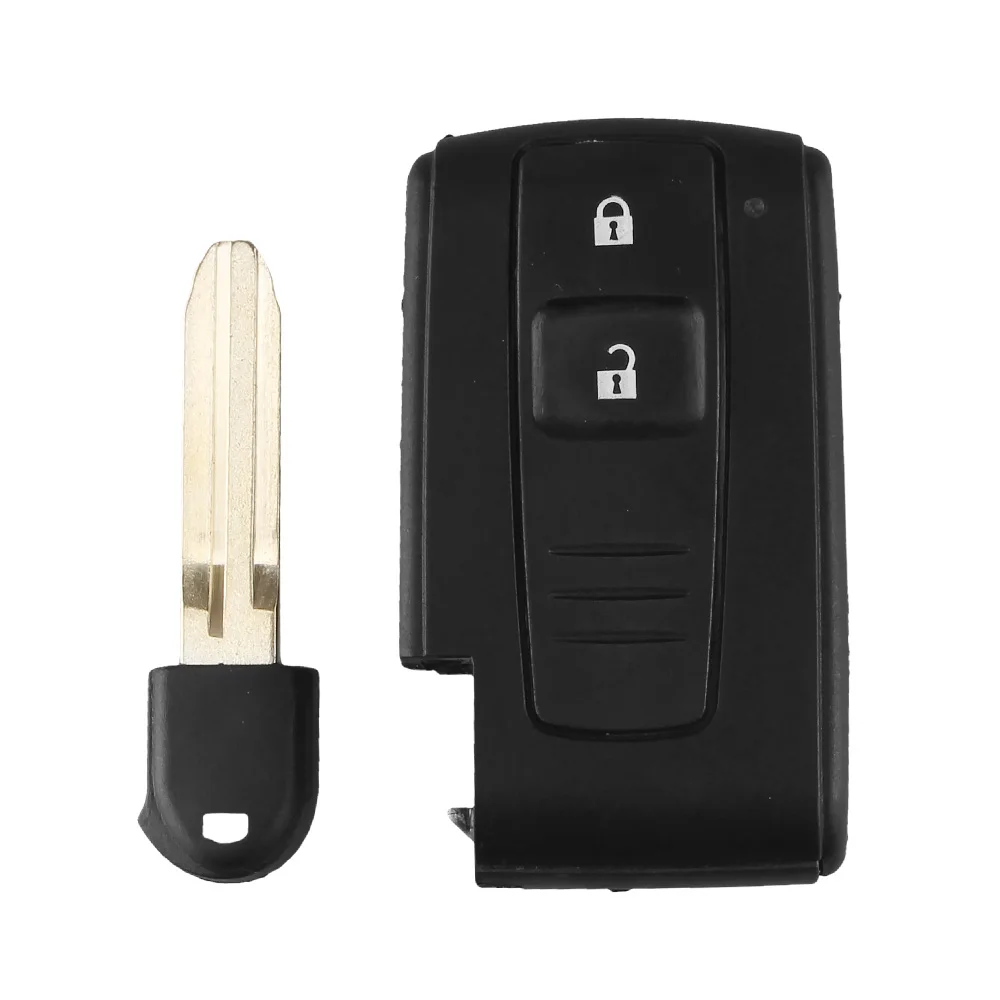 Чехол для ключей DANDKEY с 2 кнопками Toyota PRIUS 2004 2009 COROLLA VERSO Camry сменным лезвием TOY43|Ключ