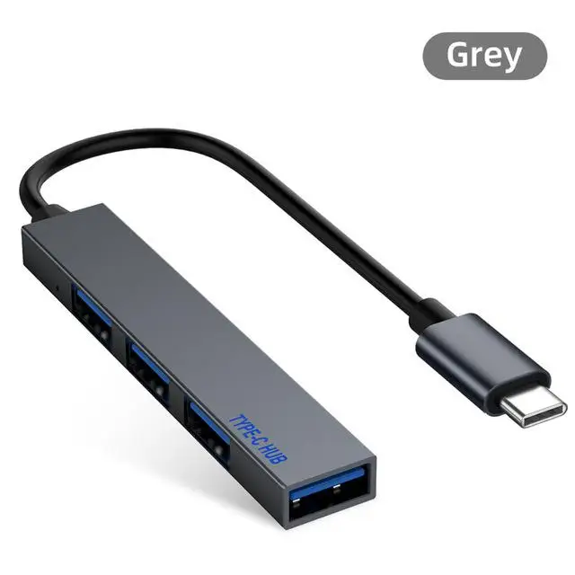 Тип C концентратор 4 порта USB-C USB 2,0 сплиттер конвертер OTG адаптер кабель для Macbook Pro iMac ПК Аксессуары для ноутбуков