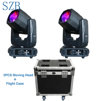 

Flightcase 2pcs Fast shipping 80W LED Beam Moving Head Light Party Light DJ stage light night club/SZB-MH80