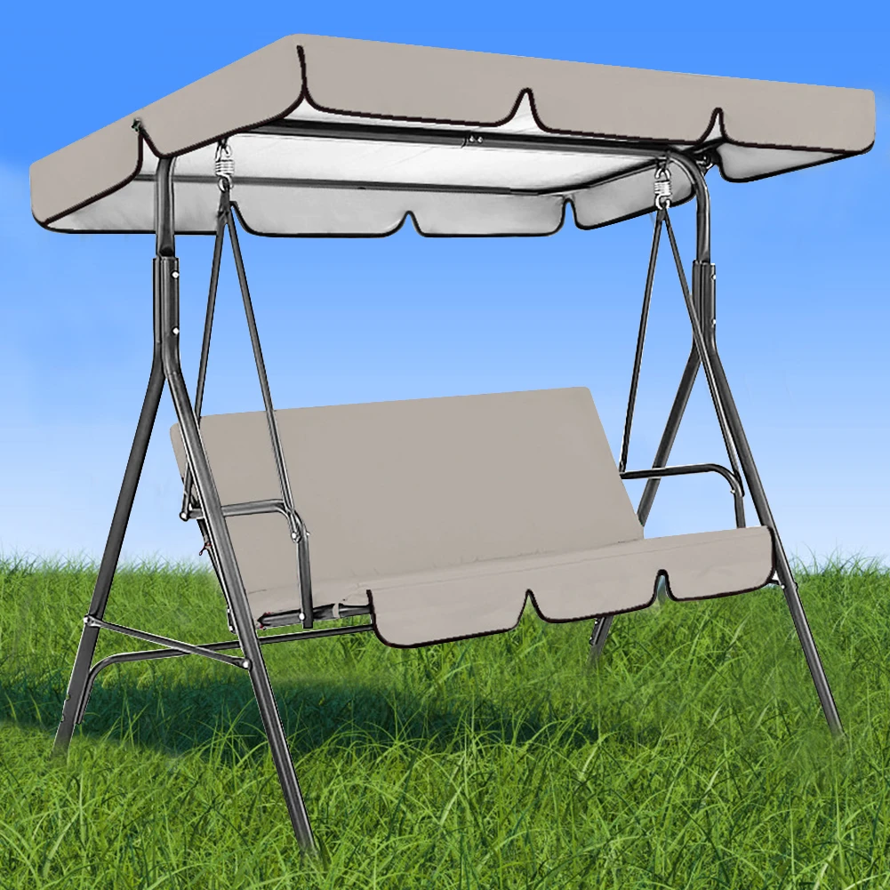 Patio Swing Seat Cover+top Cover Waterproof Camp Hammock Chair Set