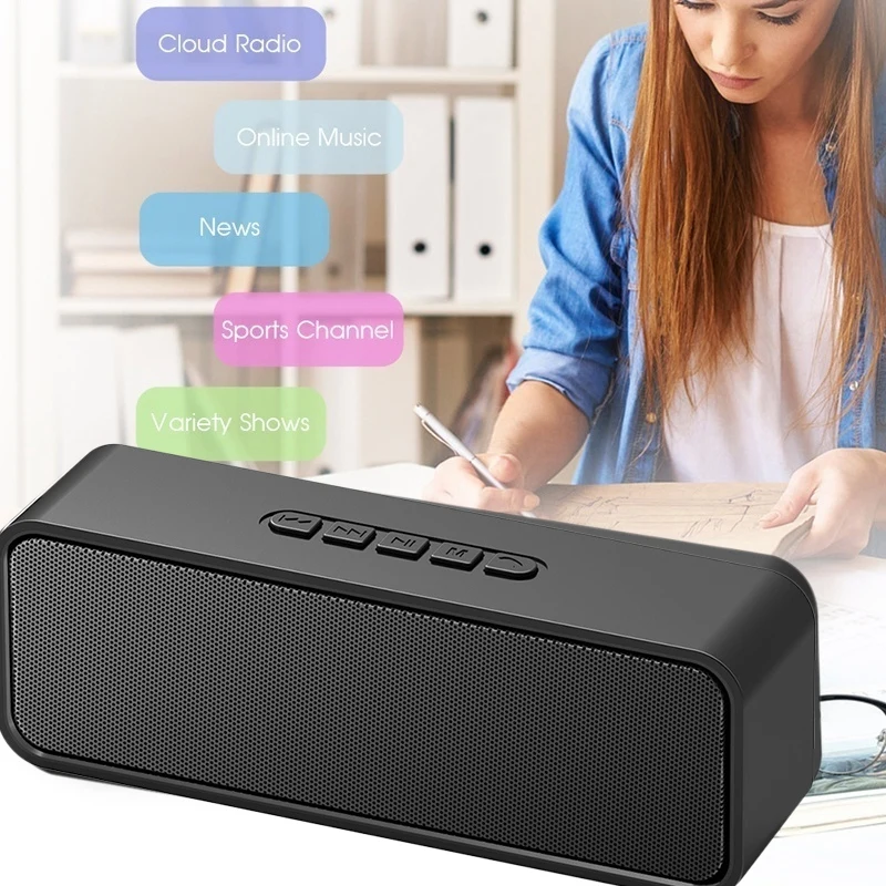 RISE-S11 Tws Bluetooth динамик V5.0 Колонка динамик Bluetooth Саундбар сабвуфер стерео Поддержка Tf карта Fm открытый/автомобильный динамик