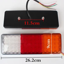 

Accessories Tail Light Part Bus Car For Caravan Removable Super Bright