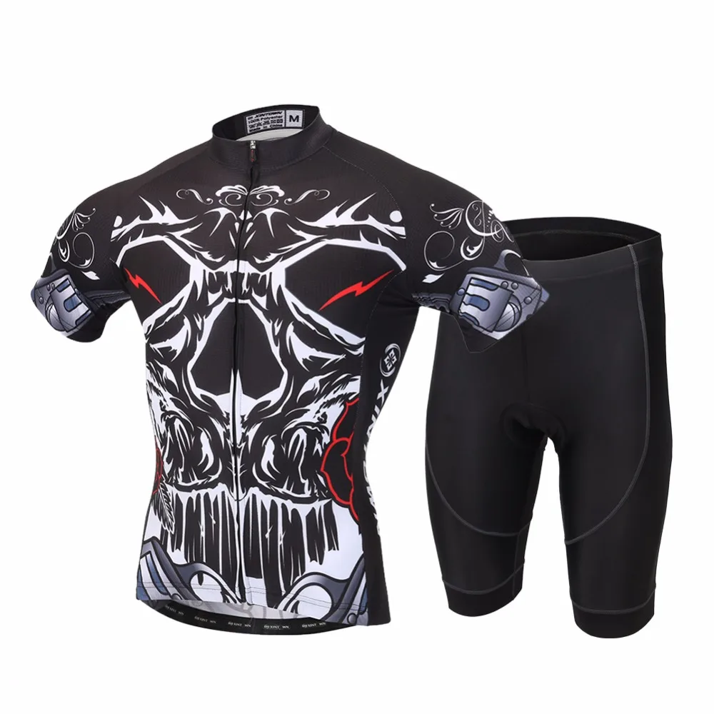 

Amur Leopard Ciclismo Bike Bicycle Short Sleeve Cycling Jersey & Short Sets GEL PAD Summer