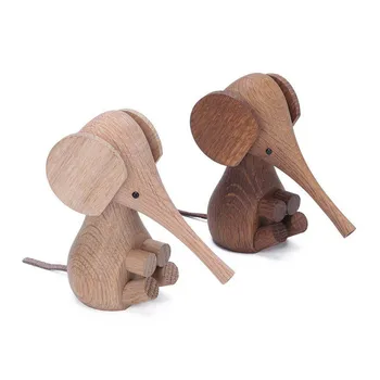 

Elephants Decorative Wood Decor Elephant Decoration Modern Home Decor Living Room Decoration Animals Figurines Miniature