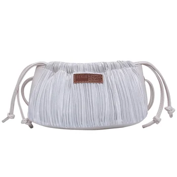

French armpit bag French stick bag women's 2020 new wave of summer high-grade acrylic ladies niche fold bag