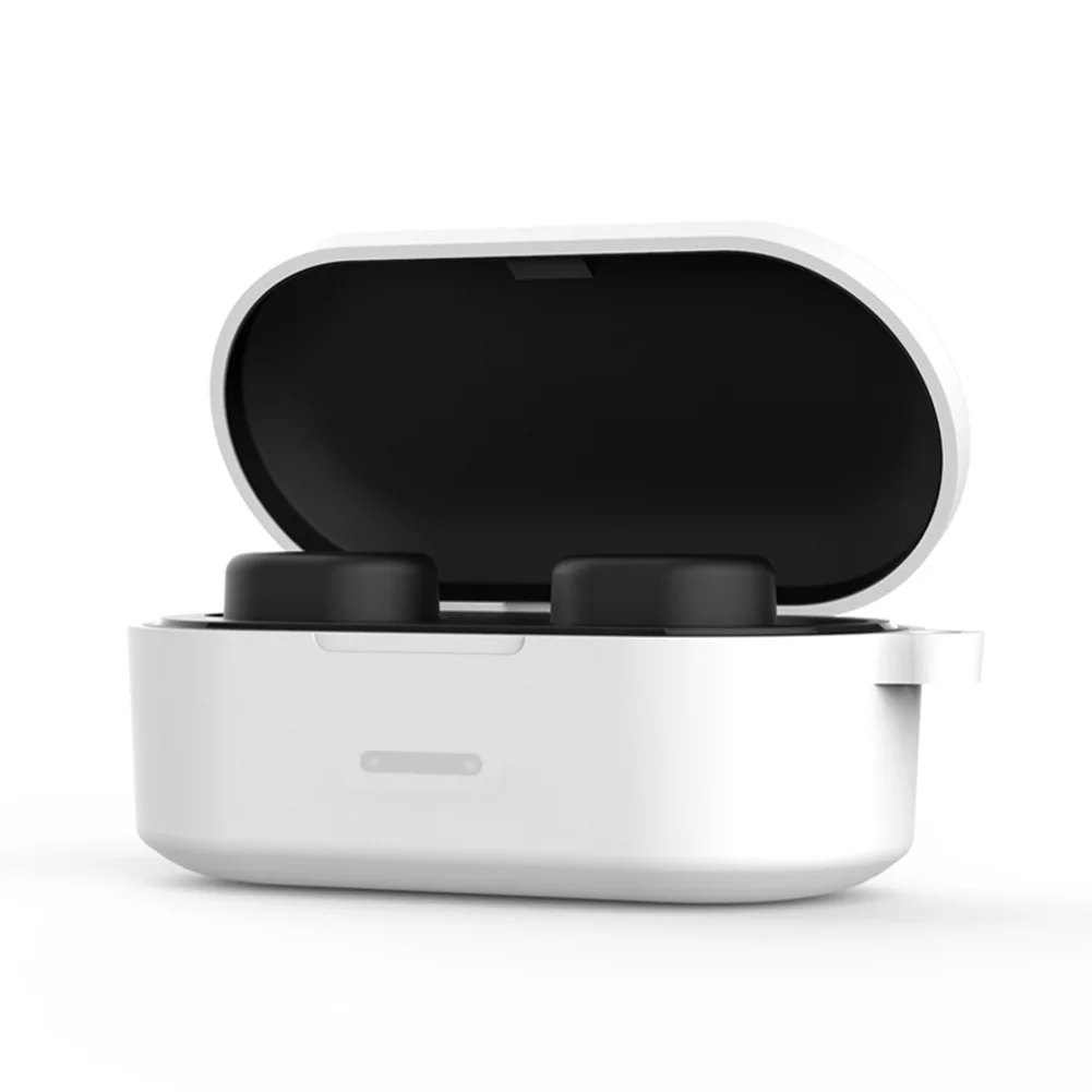 Простой силиконовый чехол для наушников подходит беспроводных QCY T1S/T2C bluetooth QS2