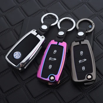

Zinc alloy car key cover case keyfob for Volkswagen VW Passat Golf 6 Jetta Bora Polo Sagitar Tiguan Lavida Santana Touran
