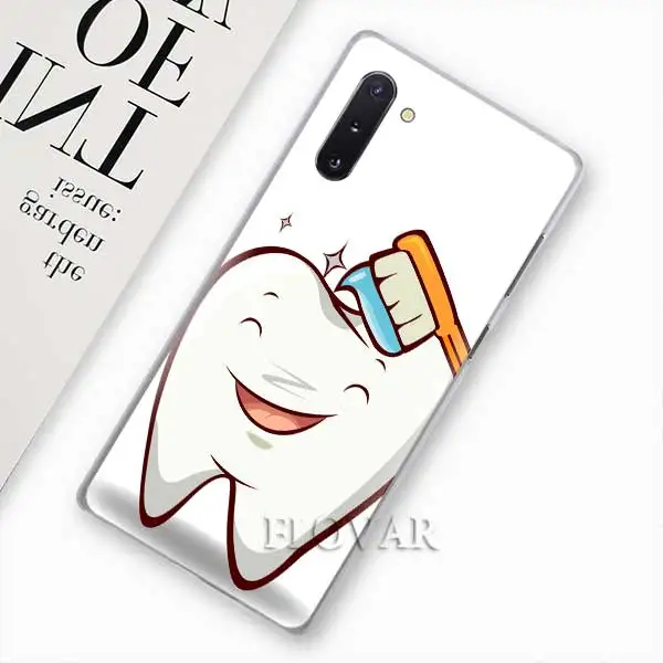 Dentist Teeth Tooth Phone Cases for Samsung Galaxy Note 10 S10 Plus 5G S10e A30 A40 A50 A60 A70 M40 Hard Cover Coque - Цвет: 015