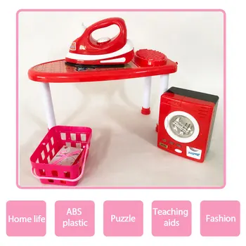 

Two color simulation small household appliance children play house toy machine electric iron toy simulation electric iron toy