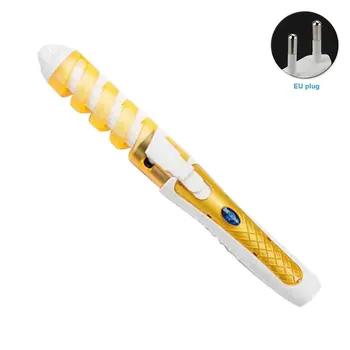 

Styling Tools Spiral Home Salon Practical Hairdressing Curling Irons Portable Travel PTC Ceramic Hair Curler Wet Dry With Plug