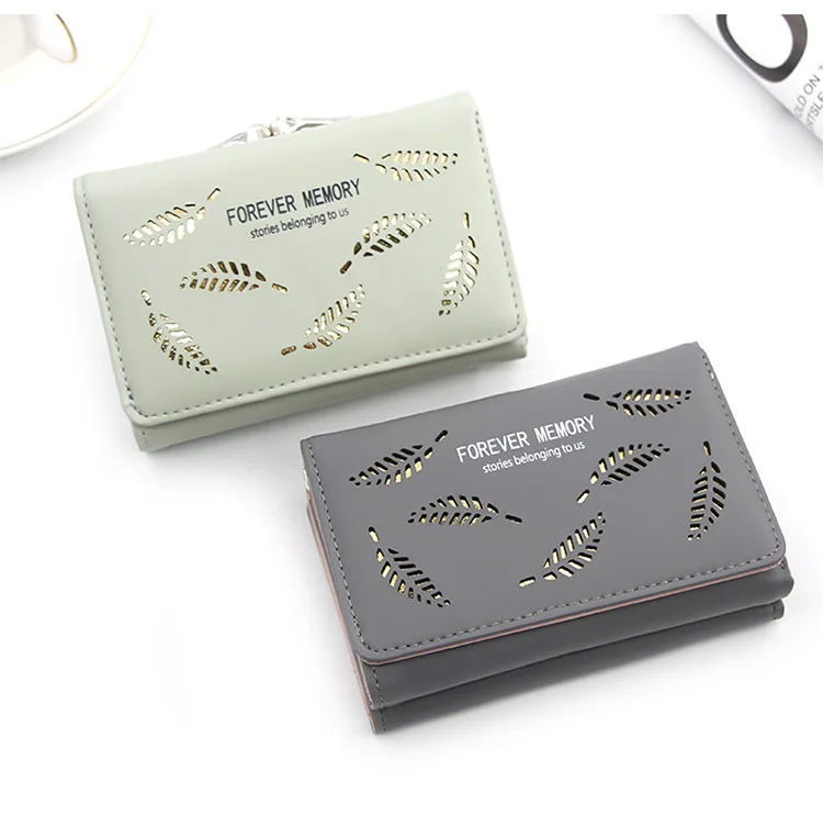 new Korean version of the short women's 3000 small wallet student wallet coin bag women's zero wallet card bag