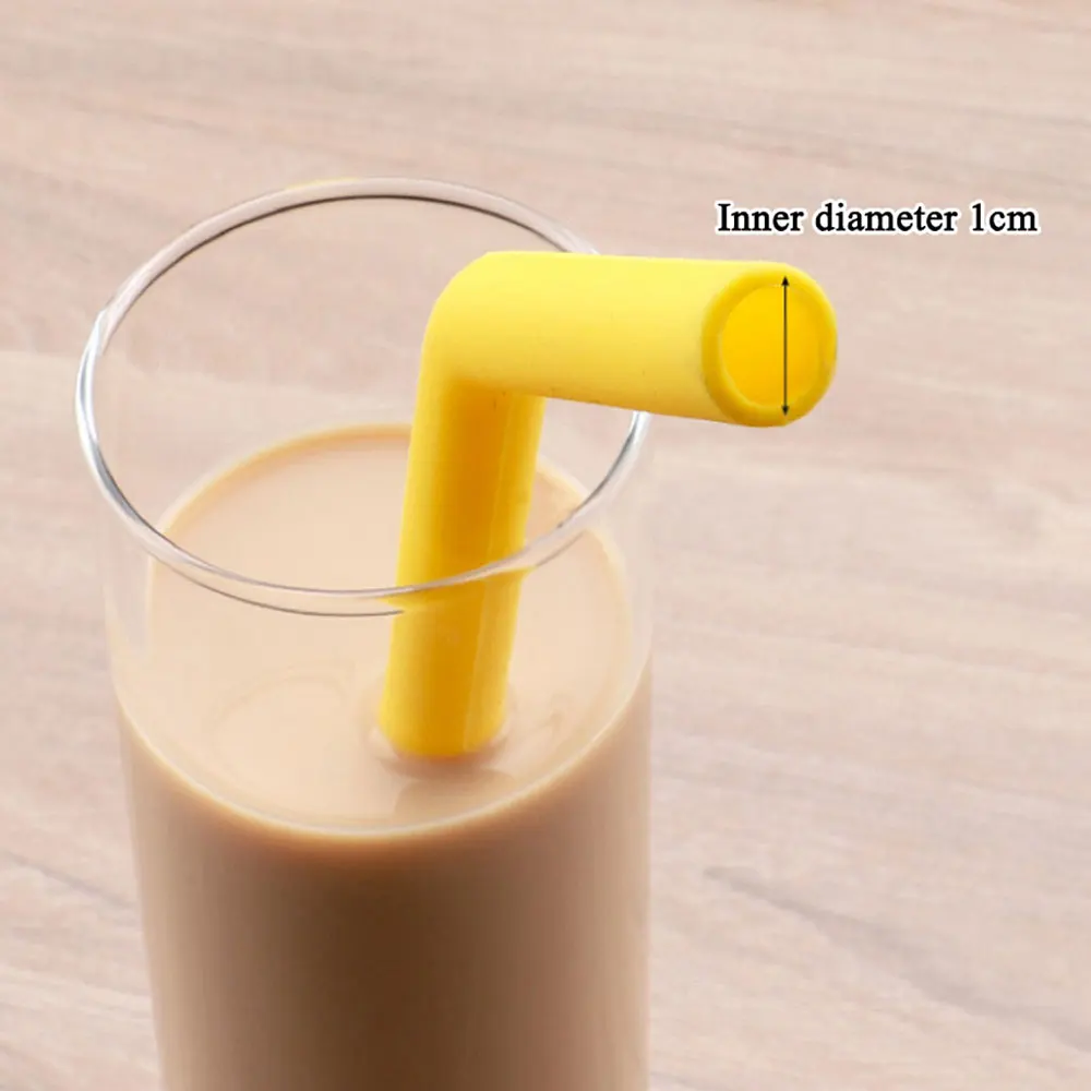 Silicone Foldable Reusable Drinking Straws - Flexible Party and Bar Accessories