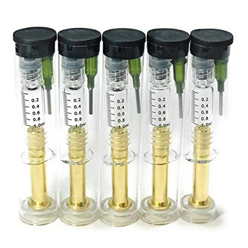 1PC 1ML 3ML 5ML Luer Lock Syringes Screw Blunt Tip Needles Caps For Industrial Dispensing reusable syringe liquid syringe syringe glue tool syringe ink injection