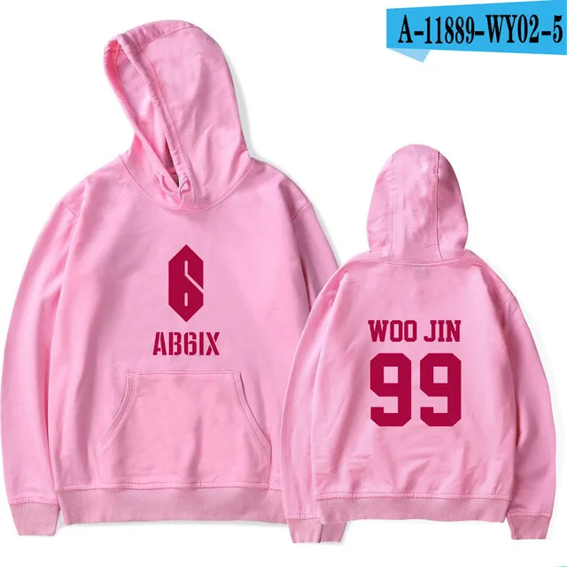 AB6IX толстовки для мужчин и женщин толстовка Kpop хип-хоп певица AB6IX мальчик/девушка любителей весна осень толстовки - Цвет: Purple