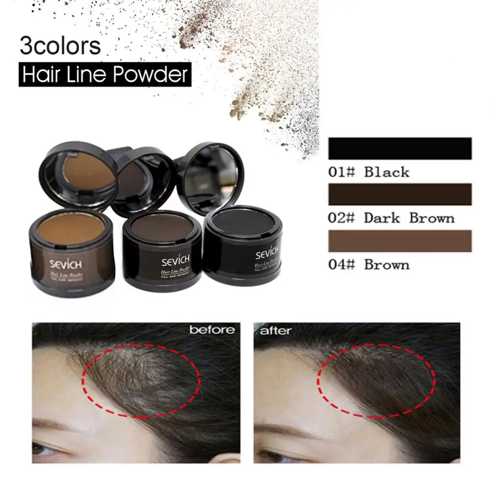 Hot Sale Fluffy Thin Hair Powder Hair Line Shadow Makeup Hair Concealer Root Coverage