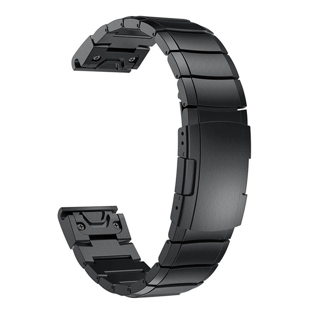 UEBN 22 мм Быстрый ремешок из нержавеющей стали для Garmin Fenix 6 5 Plus ремешок для Forerunner 935 945 Approach S60 S50 ремешок для часов