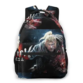 

Fighting Students School Bags for Men Women Fashion nioh 2 The Warring States Existence adventure Action role play Backpack