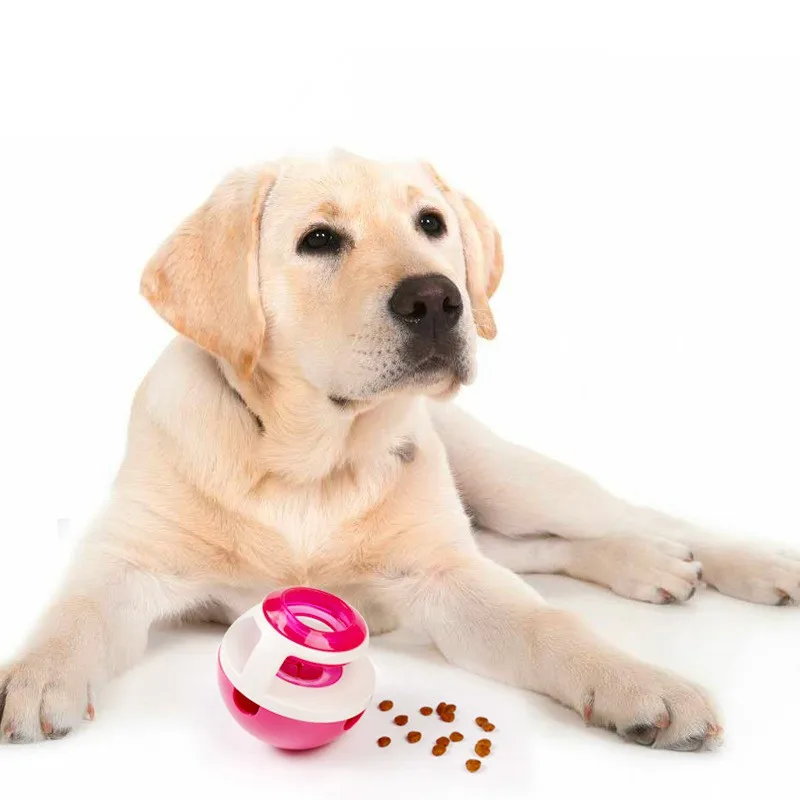 Массажер протекающий корм собака мяч Pet кошка собака интерактивные Обучающие игрушки Кормление медленное устройство