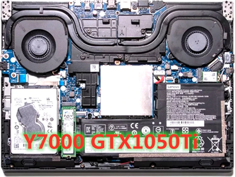 Ноутбук процессор/GPU охлаждения радиатора и вентилятор для lenovo Rescuer Y7000 Легион Y540 Y540-15 Y540-17 15 17 дюймов GTX1050 GTX1060