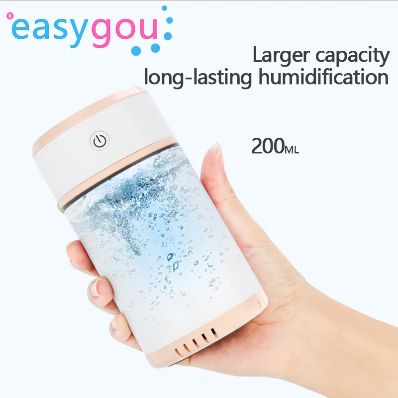

New Telescopic Air Humidifier USB Mini Colorful Lamp Air Purifier Convenient Cosmetic Hydrating Humidifier Diffuser Humidifier