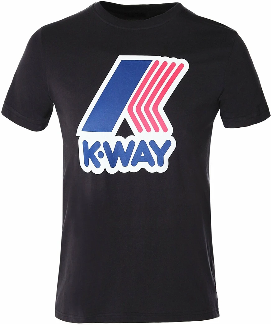 

K-Way Men'S Slim Fit Pete Macro Logo T-Shirt Cool Gift Personality Tee Shirt