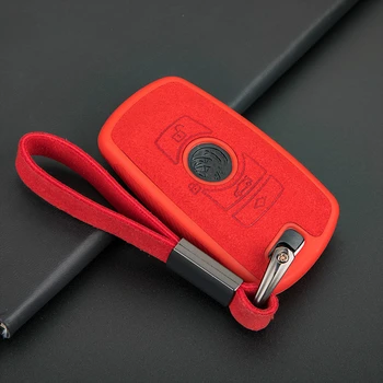

1PCS Leather TPU Car Key Case For BMW 3 5 6 X1 M1 GT F20 F10 F30 520 525 520I 530D E34 E46 E60 E90 Keychain Bag Remote Fob Cover