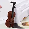 1/12 Dollhouse Accessories Miniatures Violin Guitar Musical Instruments Model Toys Dolls Furniture for Barbie Ob11 Dolls House 5