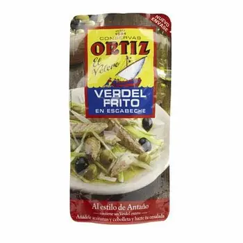 

Caja de 12 Ortiz El Velero - Verdel frito - en escabeche - 160 g