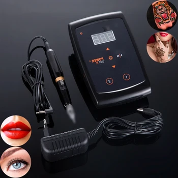 

Professional Tattoo Gun Eyebrow Tattoo Machine Pen For Permanent Make Up Eyebrows Microblading Makeup Machine Kit Swiss Motor