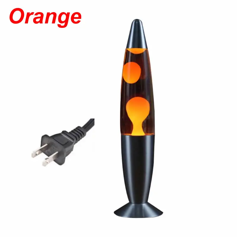 Orange Вулкан Лава лампа Magic плазменный шар украшения медуз светодиодный ночной Светильник Спальня прикроватный светильник США штекер Y5GA - Испускаемый цвет: Orange