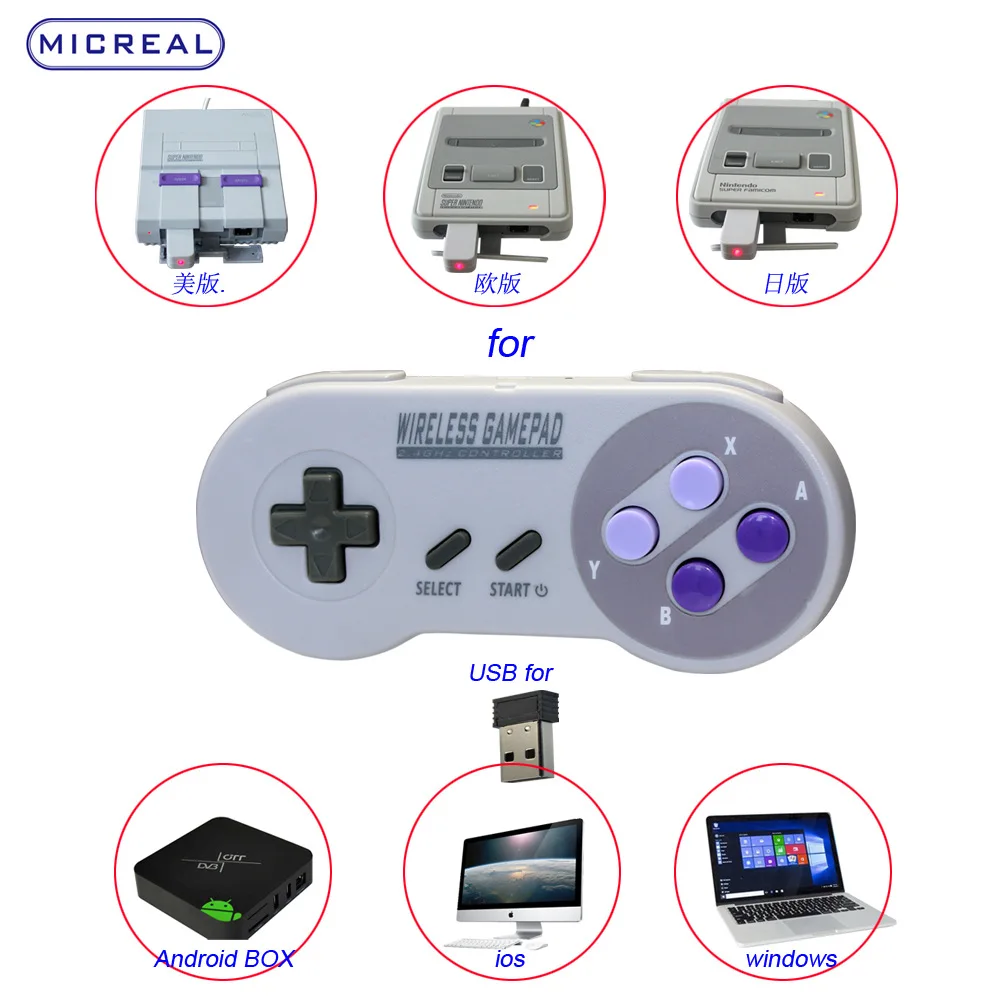   е SNES  ٵ Ŭ ̴ ܼ  ׼  е 2.4GHZ е ̽ƽ Ʈѷ