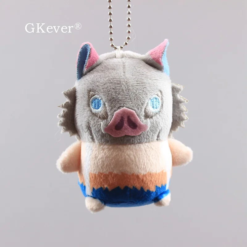 Anime Demon Slayer Inosuk Stuffed Plush Toys Pig Doll Peluche Keychain 