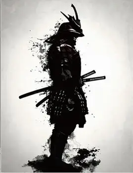 

Lot style Choose Samurai Bushido Art print Silk poster Home Wall Decor