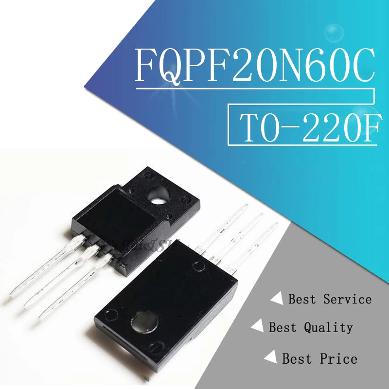 5 шт./лот 20N60 FQPF20N60C FQPF20N60 600V 20A LCD FET TO220F | Электронные компоненты и принадлежности