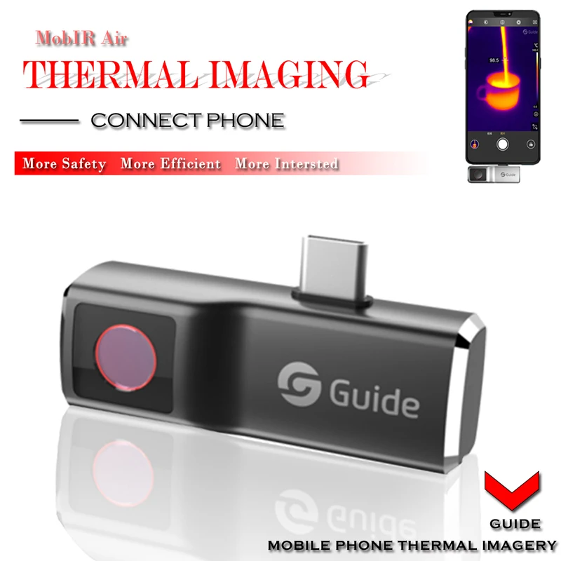 MobIR Air OTG Мобильный телефон тепловая камера Imager ночное видение Инфракрасное изображение многофункциональная Термография Температурное Обнаружение