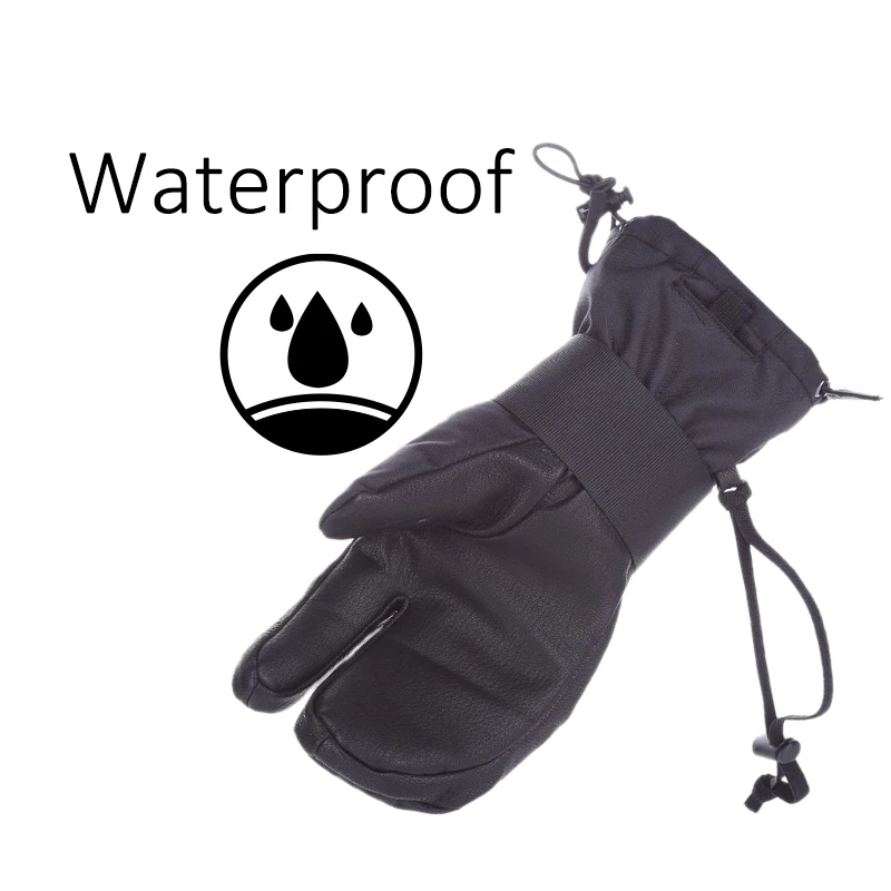 Winter Ski Gloves Warm and Comfort Snowboard Gloves Snowmobile Snow Gloves with Waterproof and Windproof 5