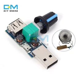 Régulateur de vitesse de ventilateur USB, outil de refroidissement auxiliaire à plusieurs engrenages avec adaptateur USB type a mâle femelle DC 4 12V 