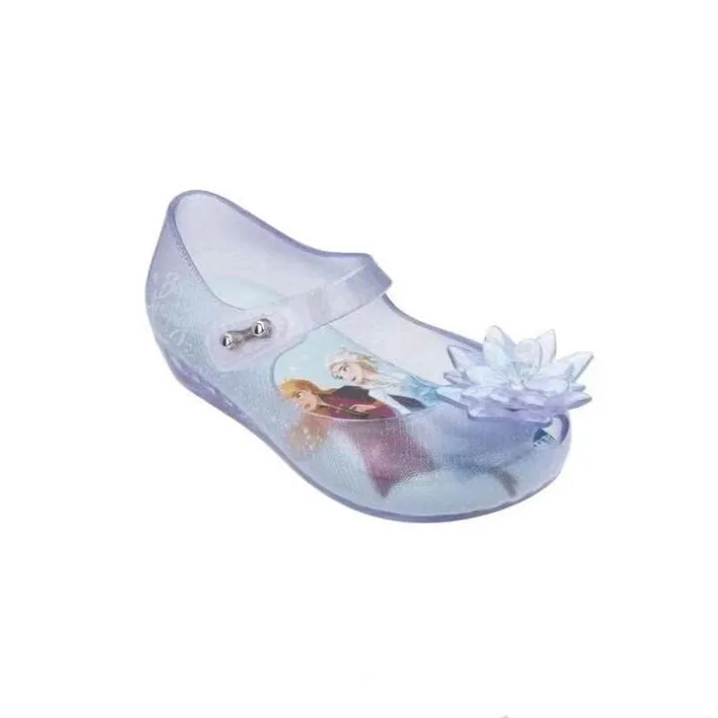 Mini Melissa Ultragirl оригинальные прозрачные сандалии с узлом-бабочкой для девочек, детские сандалии, детская пляжная обувь, нескользящая обувь для малышей