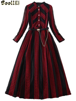 

Boollili Dress Women Clothes 2020 Spring Autumn Women Party Dress Vintage Ladies Dress Elegant Lace Vestidos Robe Femme