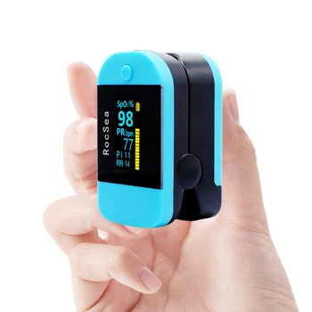

2 Style Fingertip Pulse Oximeter Blood Pressure Oximetry Heart Rate Monitor SpO2 Oximetry Monitor without Battery for Adult Kid