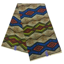 Новое поступление, африканская ткань, Анкара, настоящий голландский воск с принтом, Tissu, высокое качество, вечерние платья, 6 ярдов, для женщин