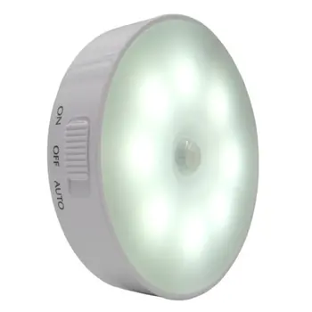 

Small Smart Induction Night Lamp Senser Intelligent Nightlight LED Light Rechargeable Control Baby Bedroom Living Room
