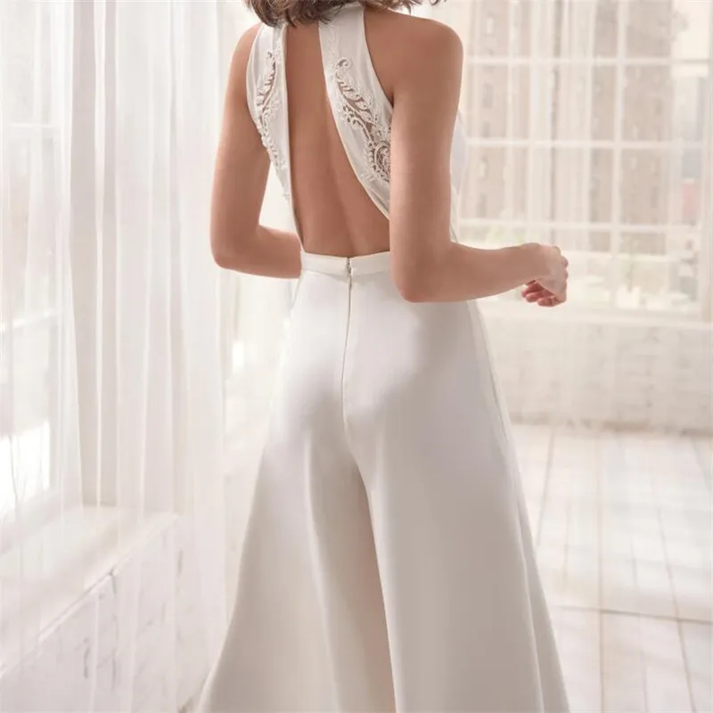 2020 Fashion Trend Elegant Women Jumpsuit Ladies Simple Long Trousers Playsuit Formal Evening Party Jumpsuit Overall Bodysuit