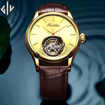 

GIV 2020 New Original Tourbillon Watch Men Sapphire Mechanical Hand Wind Mens Watch Top Brand Fashion Male Relogio Masculino