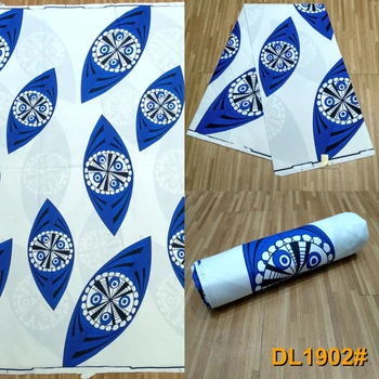 

nigerian Ankara print wax fabric 6yards patchwork 100% Polyester veritable African java wax printed fabrics for dress!DF39